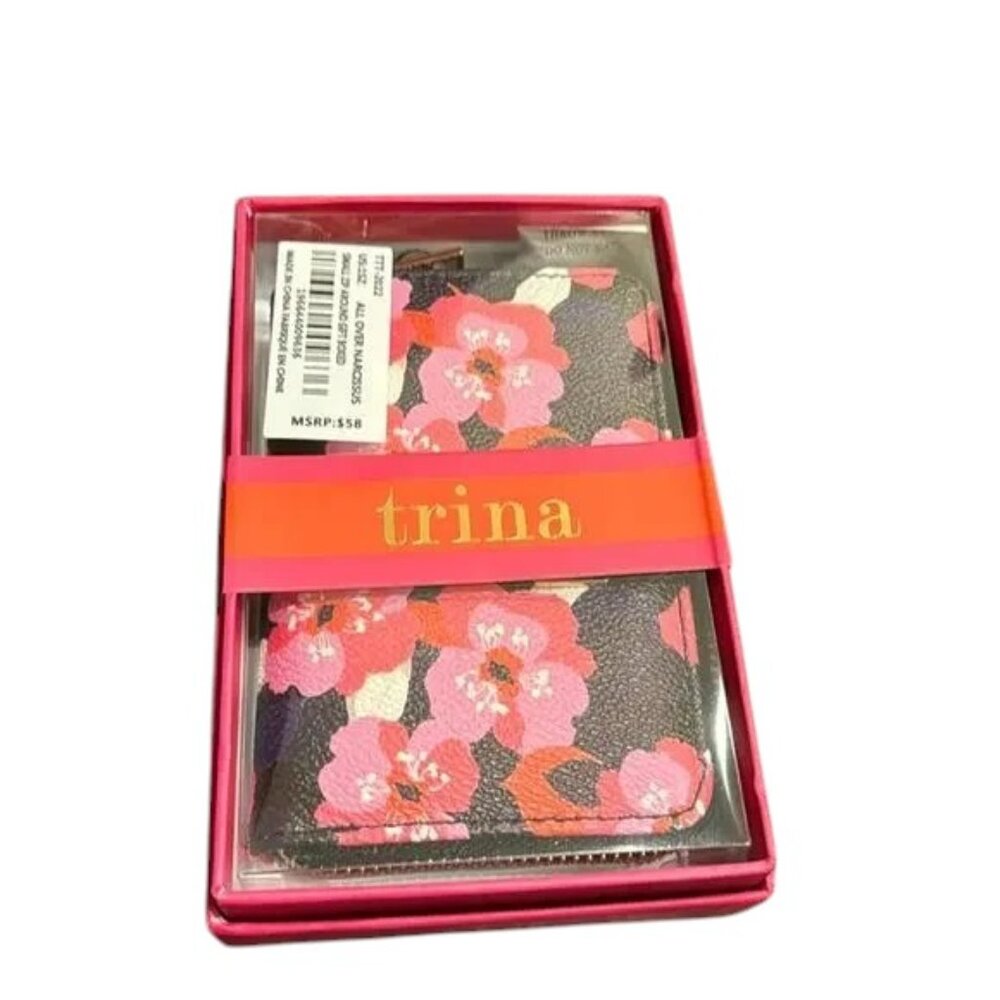 Trina Turk Large Zip Around Gift Boxed Wallet NIB